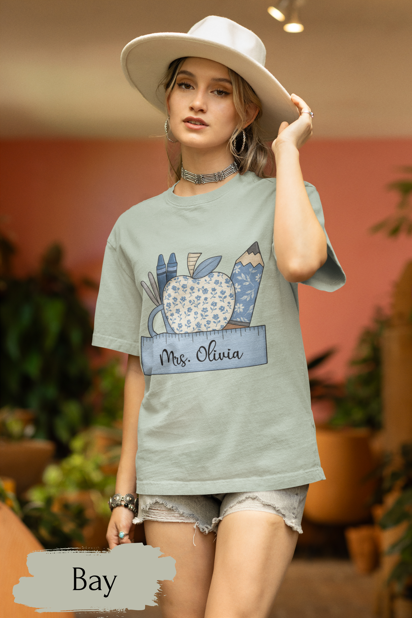 Personalized Teacher T-Shirt - Mrs Name Shirt