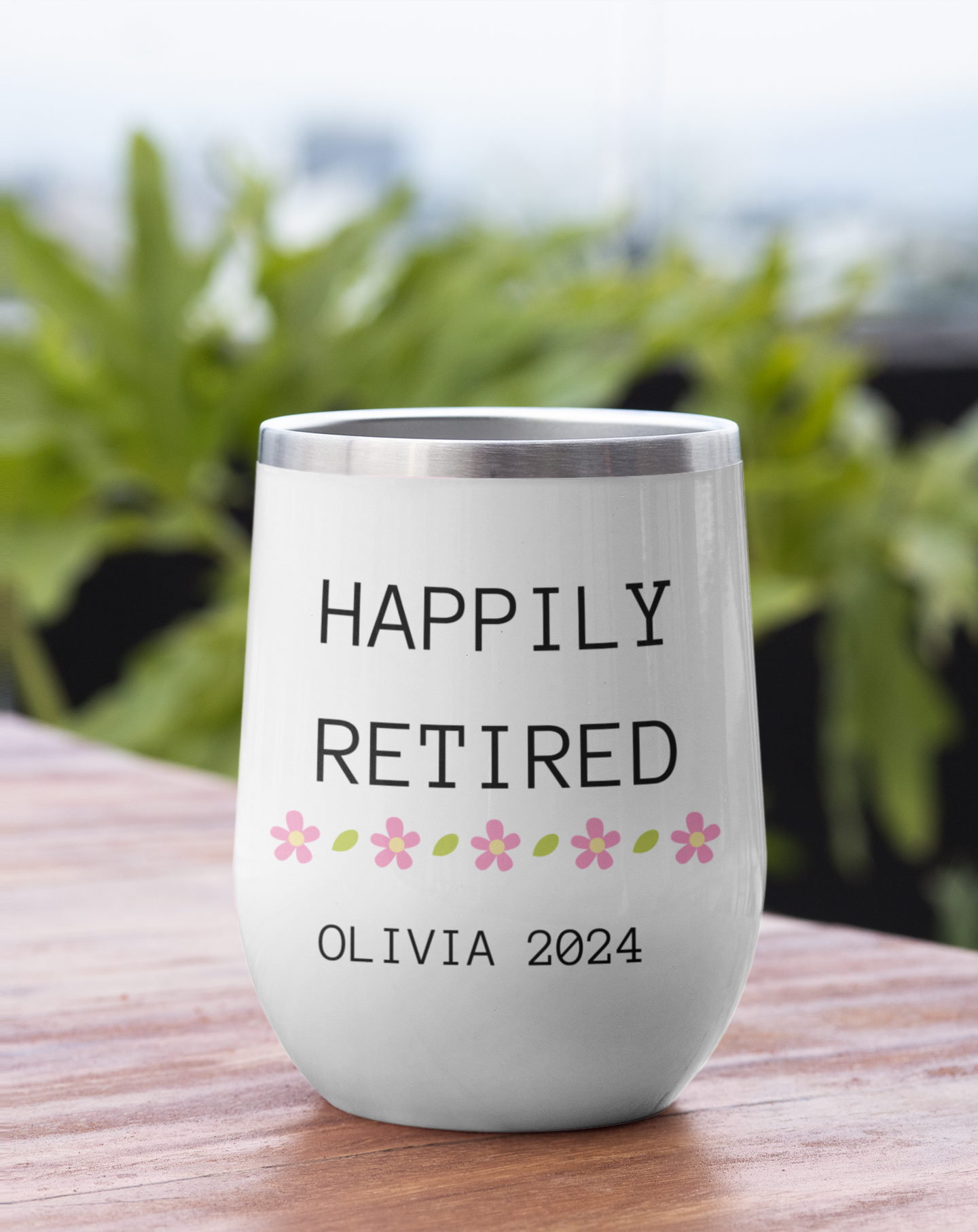 A Wise Woman Once Said Wine Tumbler Custom Beach Retirement Gift For Women 2025 Personalized Retired Boss Coworker Funny Leaving Mug