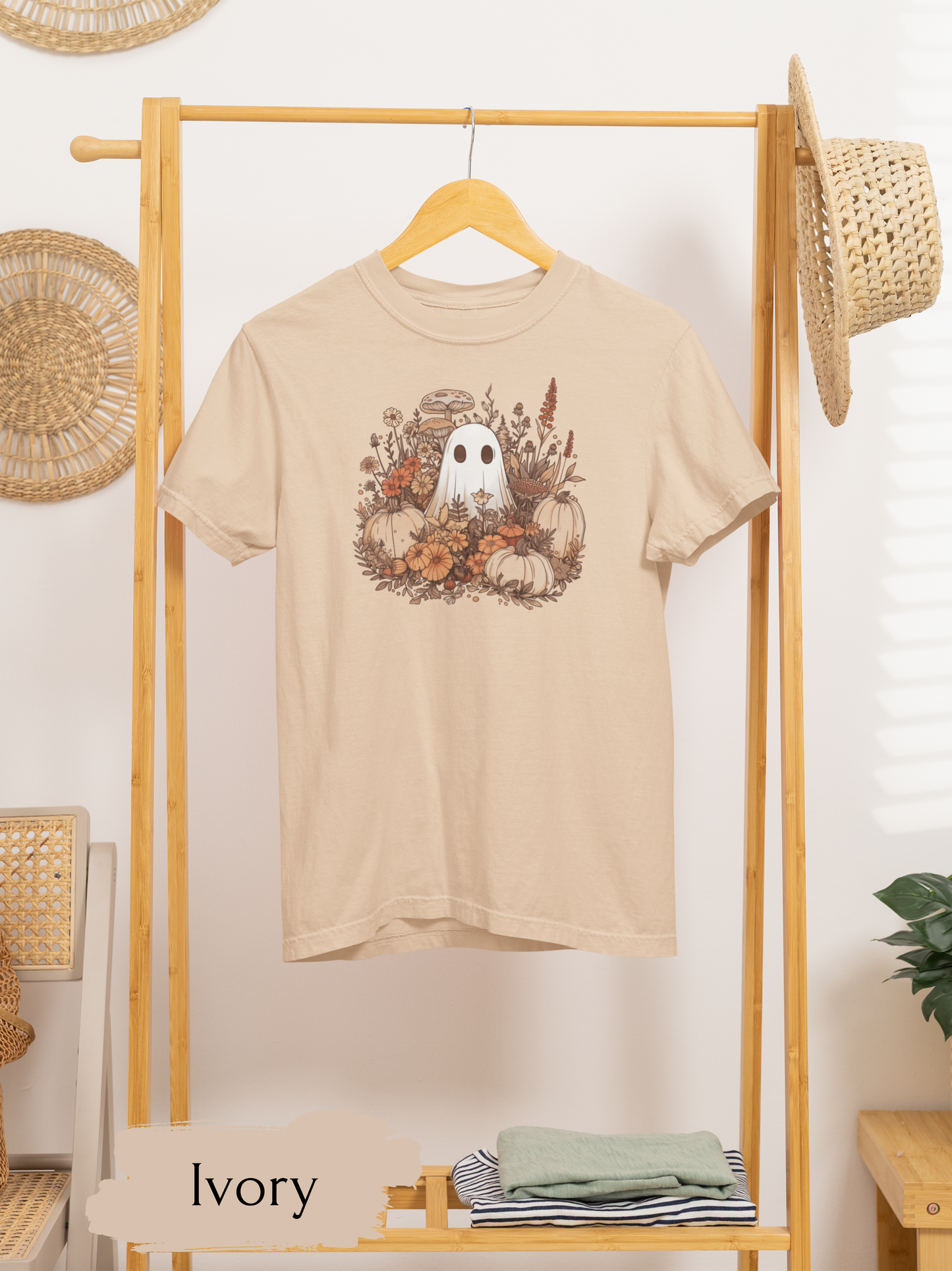 Boo and Pumpkins Crew Shirts | Halloween Shirt for Women & Adults