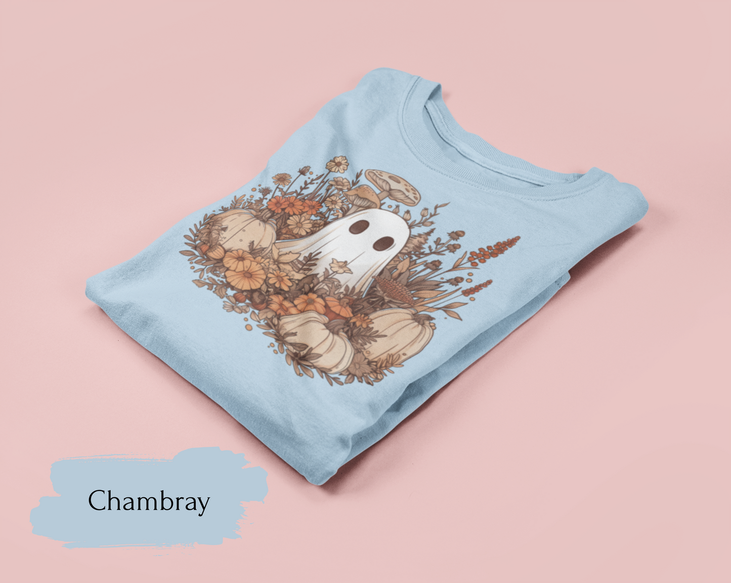 Boo and Pumpkins Crew Shirts | Halloween Shirt for Women & Adults