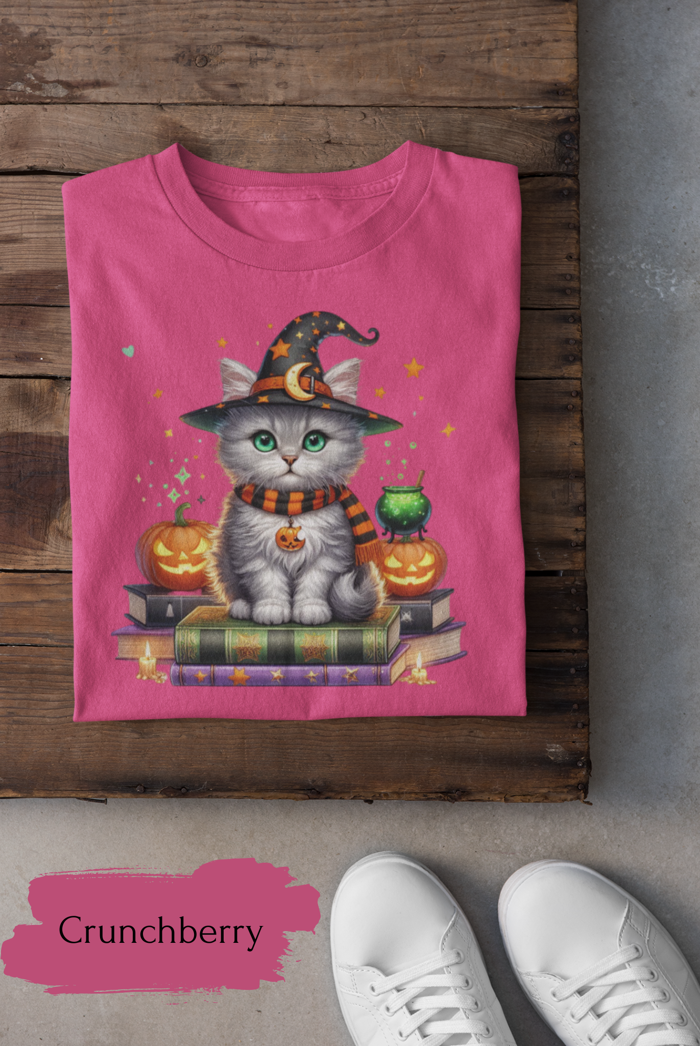Cute Ghost Cat Halloween Shirt | Spooky Black Cat Tee for Women & Adults | Fall Graphic T-Shirt