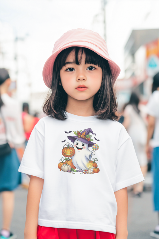 Owl Toddler Tee, Fun Ghost Shirt, Kid's Halloween Outfit