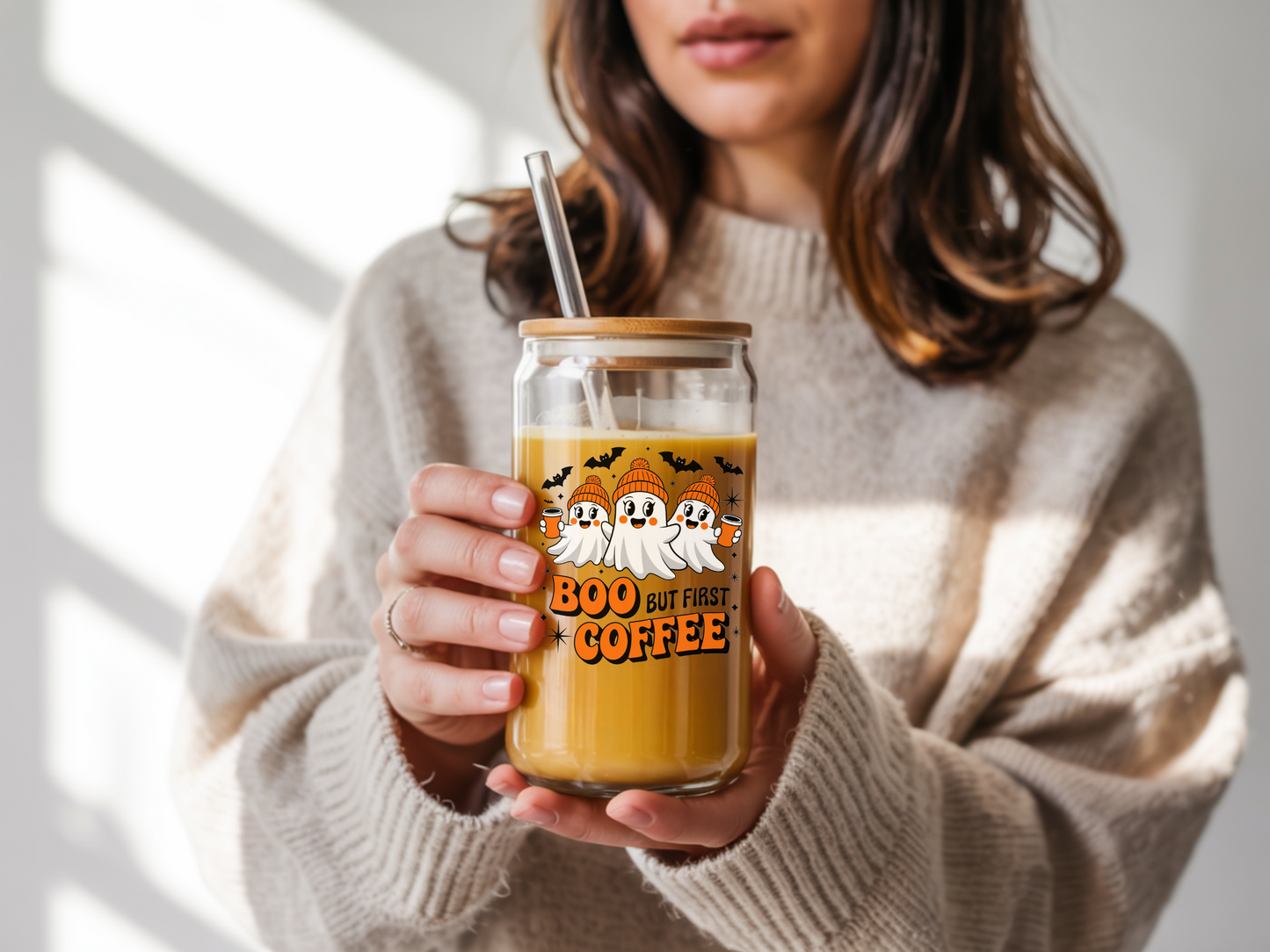 Funny Halloween Sipper Glass – Spooky Drinkware for Parties & Custom Gift