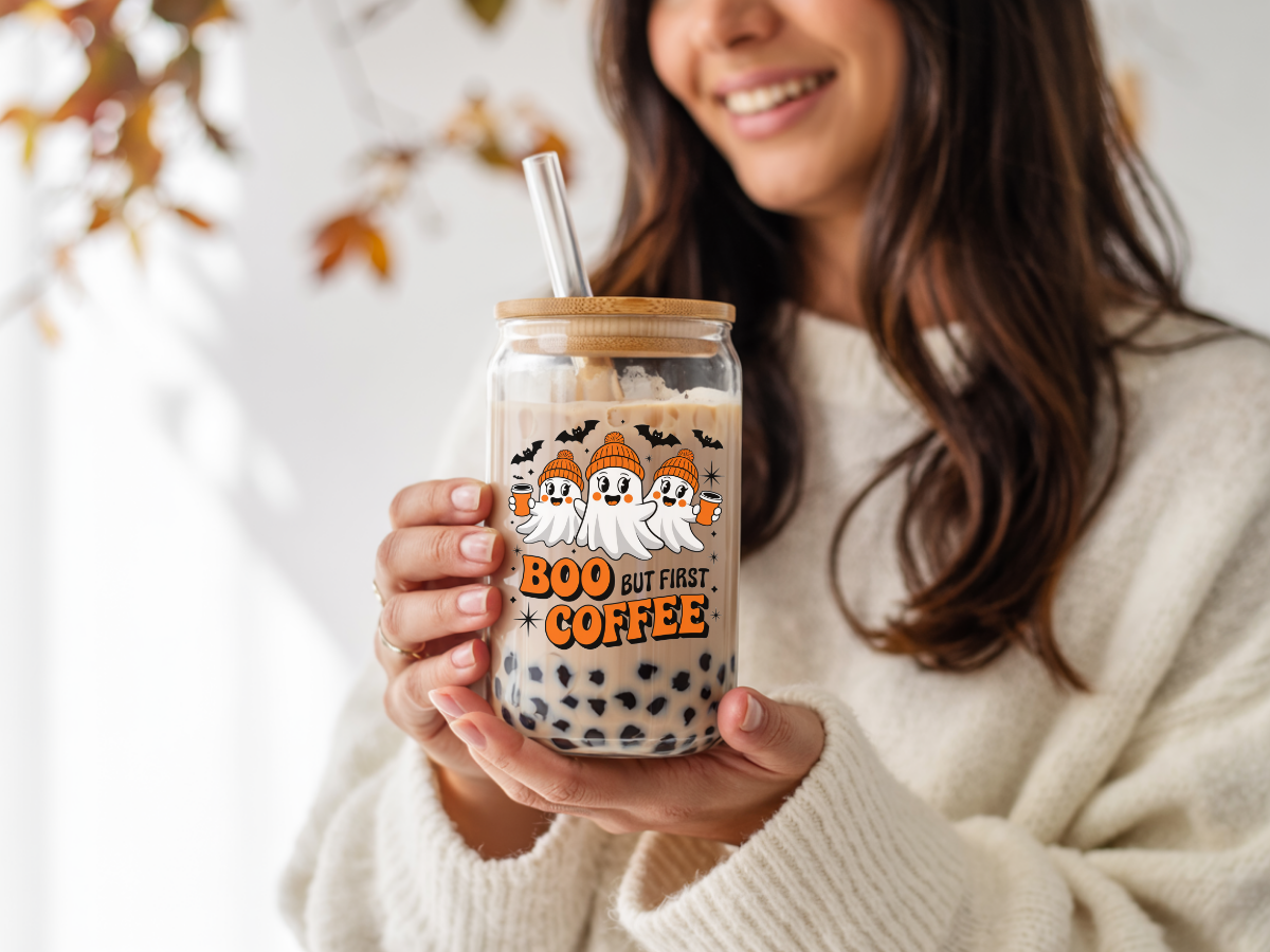 Funny Halloween Sipper Glass – Spooky Drinkware for Parties & Custom Gift