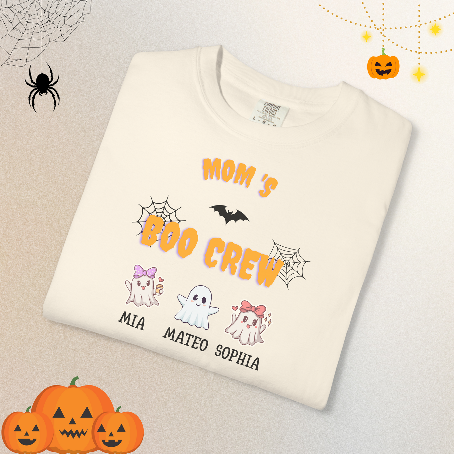 Halloween Unisex T-shirt for Women - Halloween 2025 Custom Shirt for Moms in Halloween