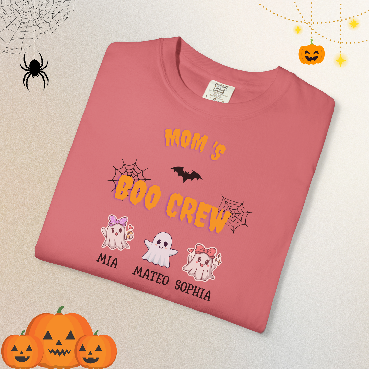 Halloween Unisex T-shirt for Women - Halloween 2025 Custom Shirt for Moms in Halloween