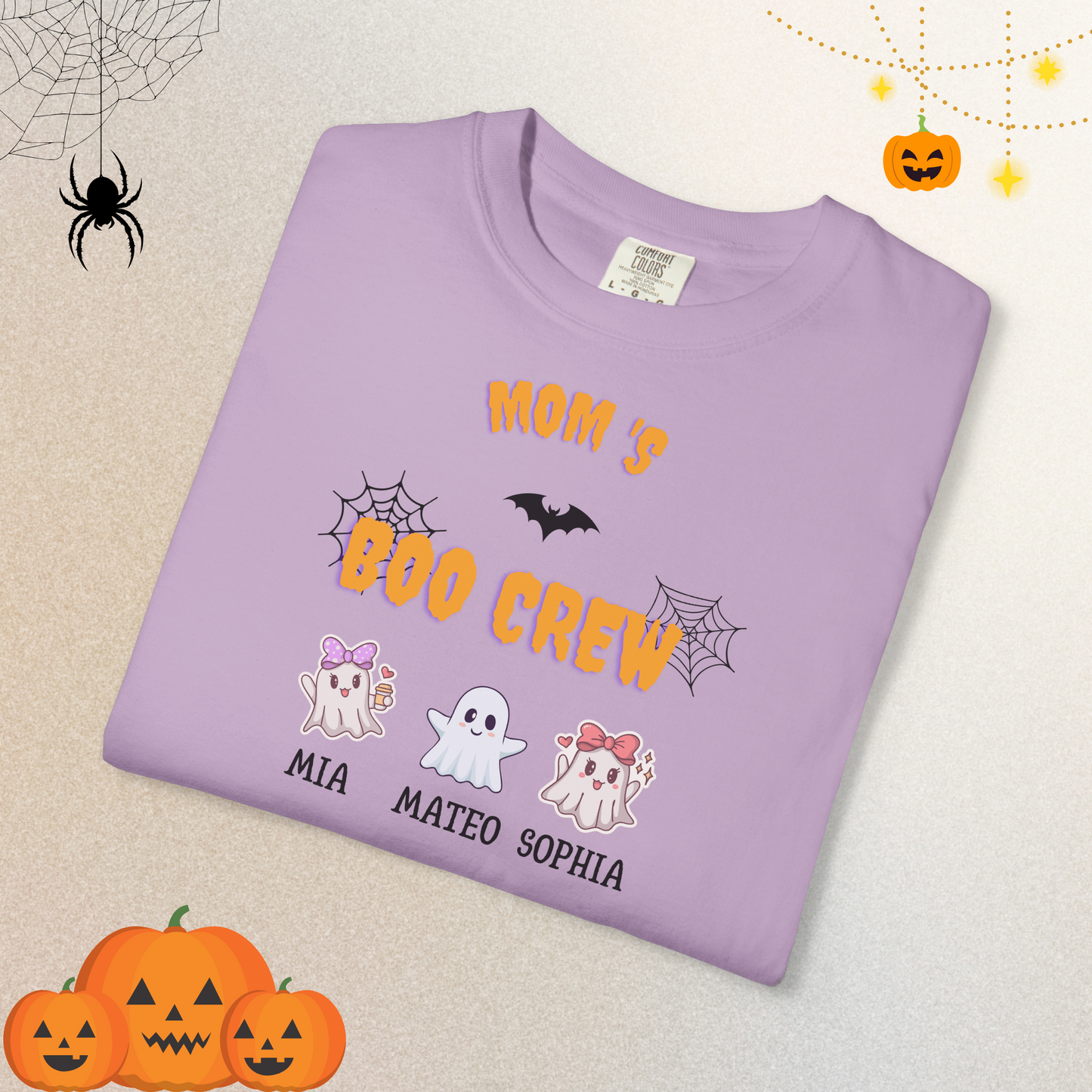 Halloween Unisex T-shirt for Women - Halloween 2025 Custom Shirt for Moms in Halloween