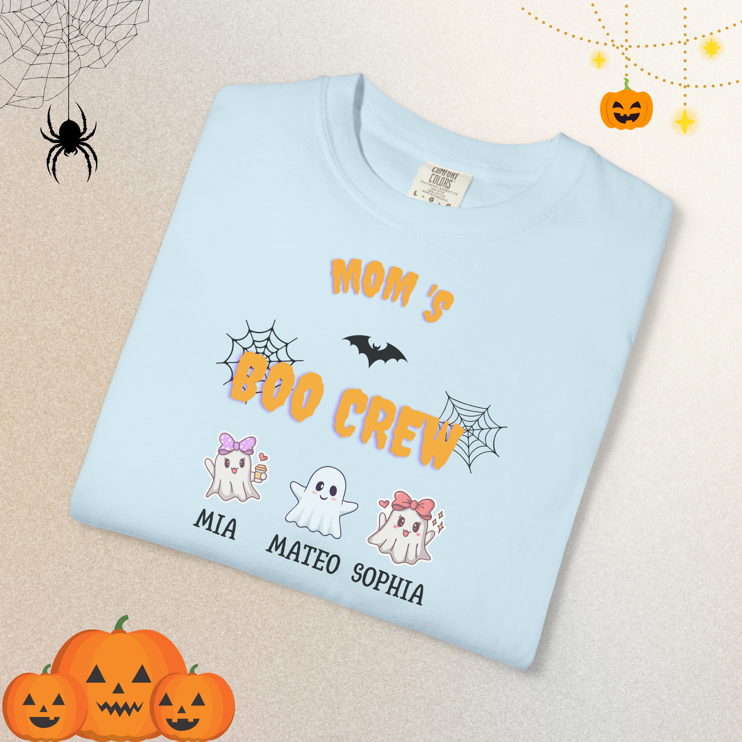 Halloween Unisex T-shirt for Women - Halloween 2025 Custom Shirt for Moms in Halloween