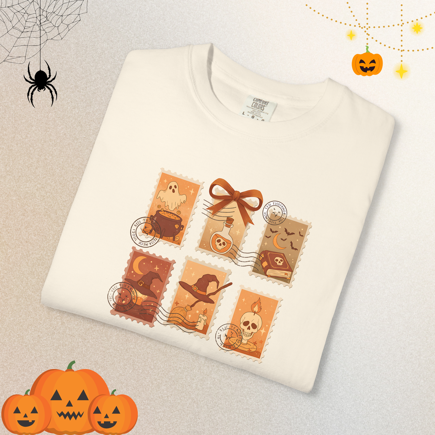 Halloween 2025 Stamp Woman T-Shirt