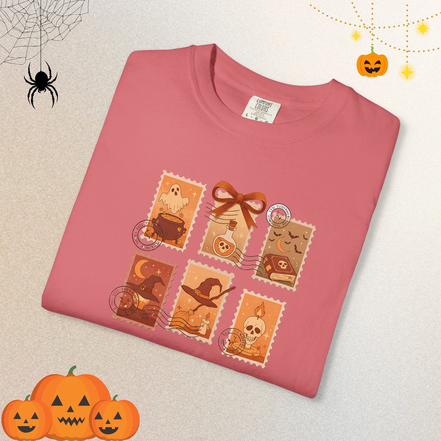 Halloween 2025 Stamp Woman T-Shirt