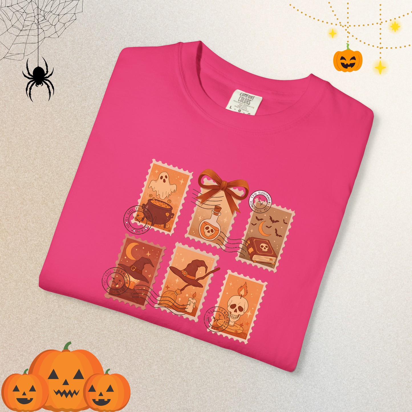 Halloween 2025 Stamp Woman T-Shirt