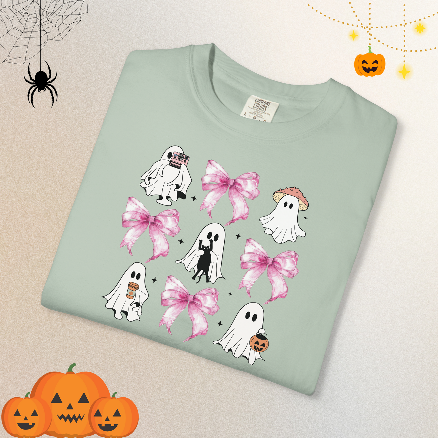 Ghost Coquete Halloween T-shirt for Women