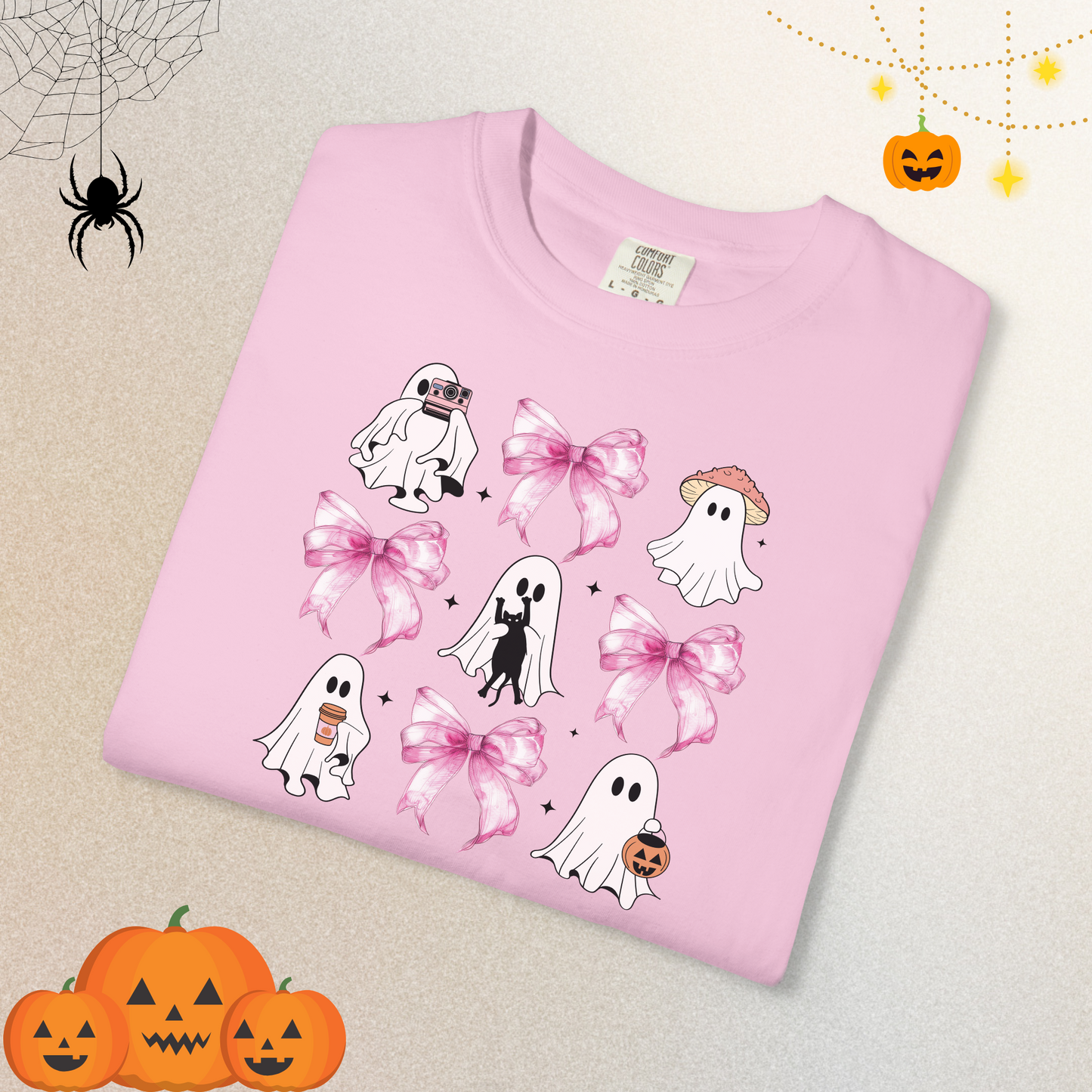 Ghost Coquete Halloween T-shirt for Women