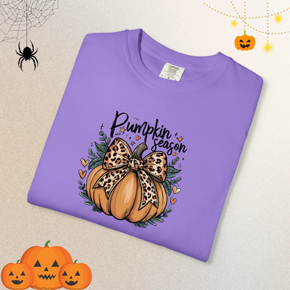 Coquette Pumpkin Shirt – Cute Halloween T-Shirt for Women