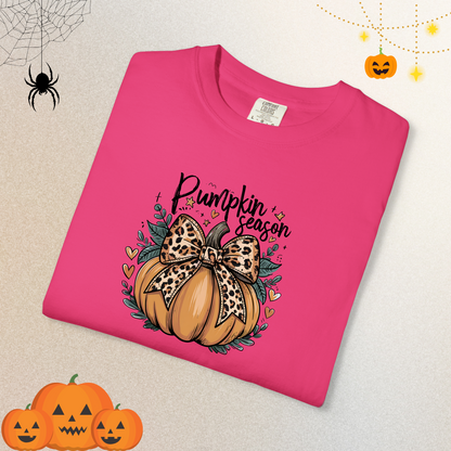 Coquette Pumpkin Shirt – Cute Halloween T-Shirt for Women