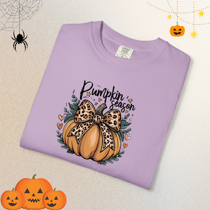 Coquette Pumpkin Shirt – Cute Halloween T-Shirt for Women