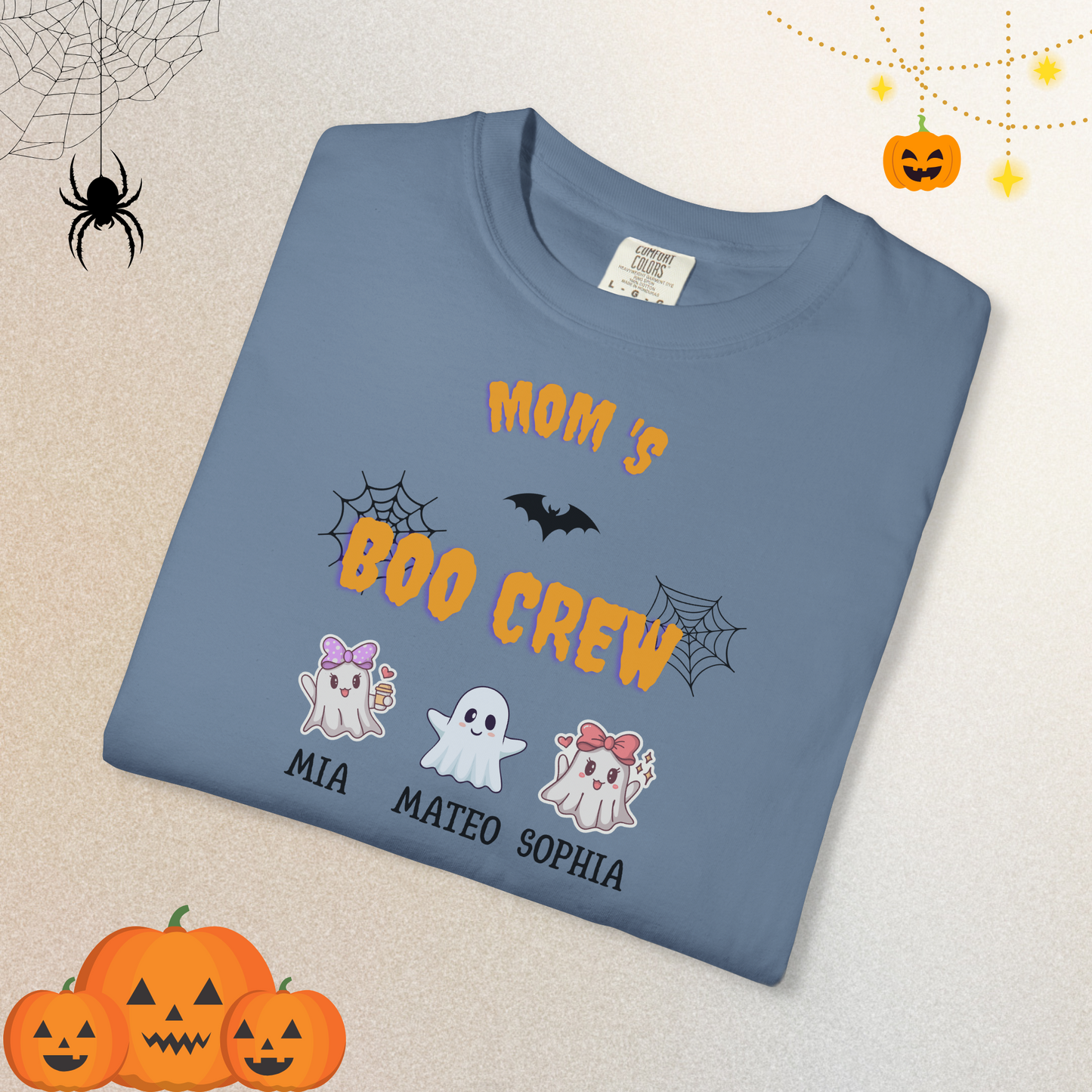 Halloween Unisex T-shirt for Women - Halloween 2025 Custom Shirt for Moms in Halloween