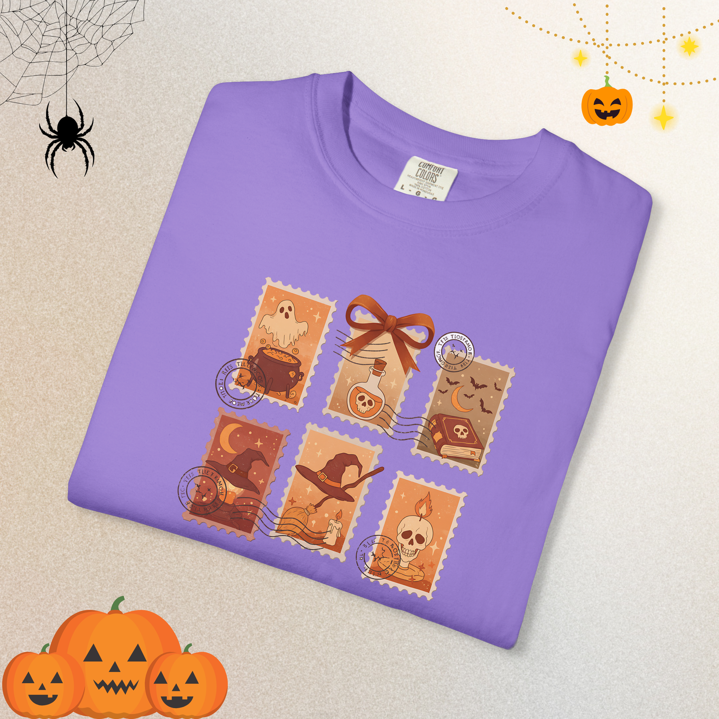 Halloween 2025 Stamp Woman T-Shirt