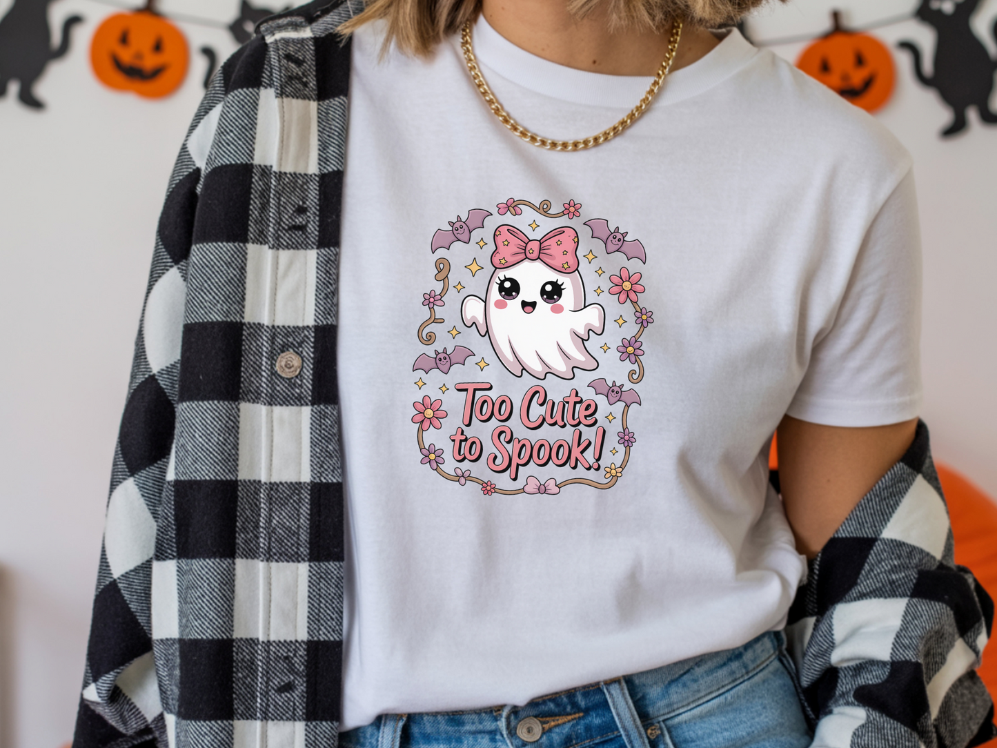 Too Cute to Spook Shirt | Halloween Shirt for Women & Adults | Fall Tee
