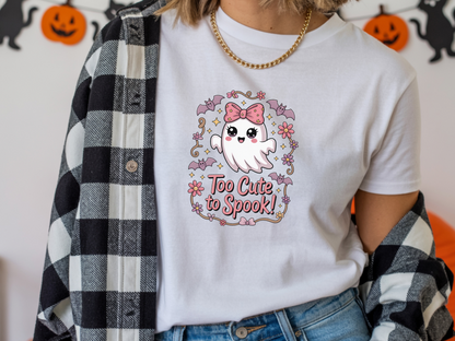 Too Cute to Spook Shirt | Halloween Shirt for Women & Adults | Fall Tee