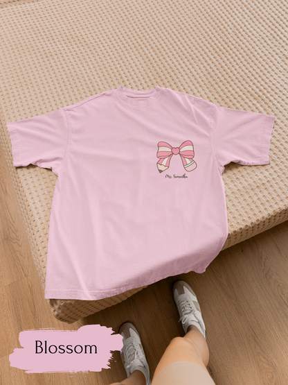 Custom Teacher T-Shirts, Teach Comfort Colors, New Teacher Shirt, Teacher Outfit Back to School, Cute Kindergarten Teacher Tee