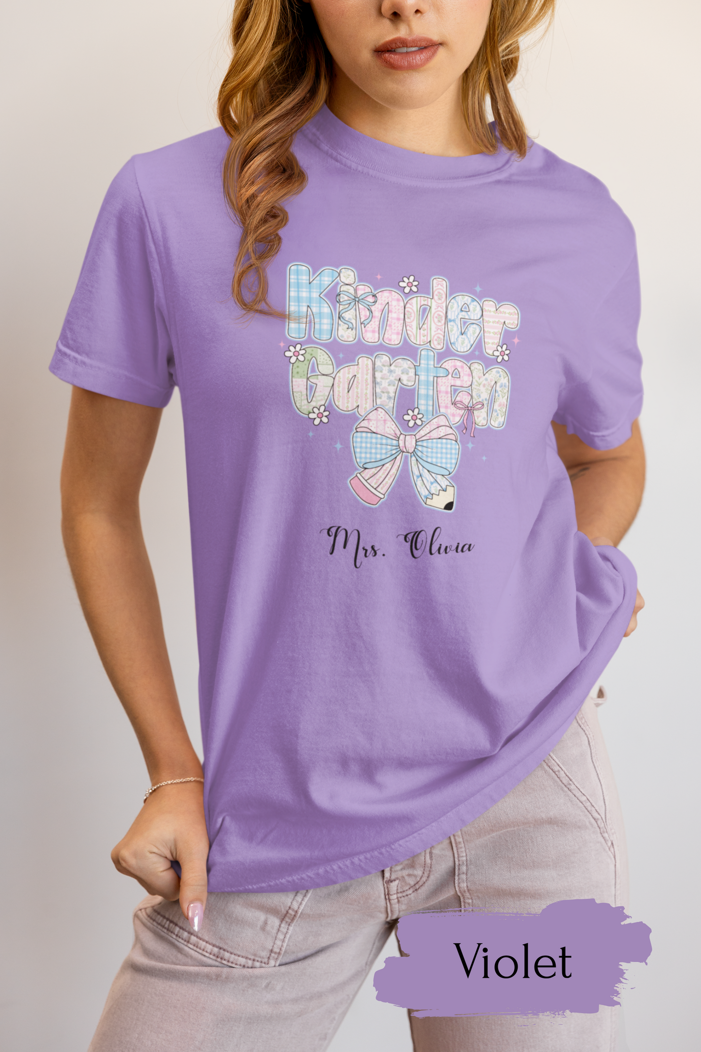 Grade Teacher Shirt, Pre-Kindergarten Teacher Tee, Custom Kindergarten Teacher Shirt, First Grade Teacher T-Shirt, Back to School Gift