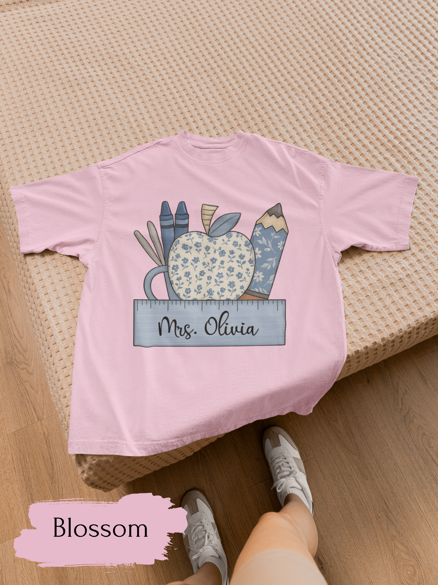 Personalized Teacher T-Shirt - Mrs Name Shirt