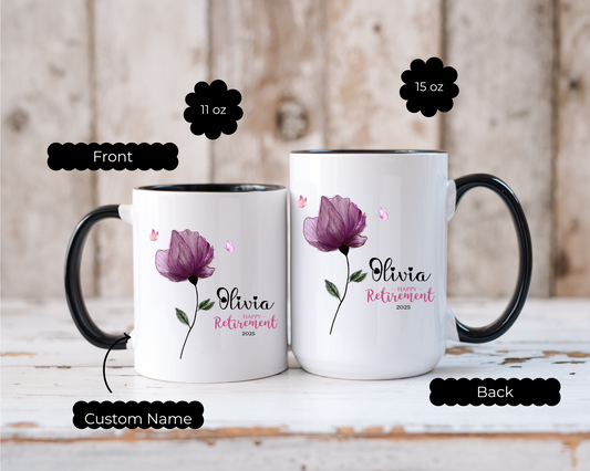 Best Retirement Gift Ceramic Mug, Dishwasher Safe Happy Retirement Coffee Mug, Ideal Retirement Present for Men & Women, Leaving Job Gift