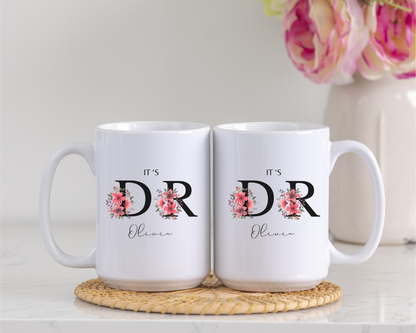 Personalized Doctor Coffee Mug Custom Gift for New Doctor Medical Student or PhD Graduation Mug for Doctor Appreciation or Birthday Use