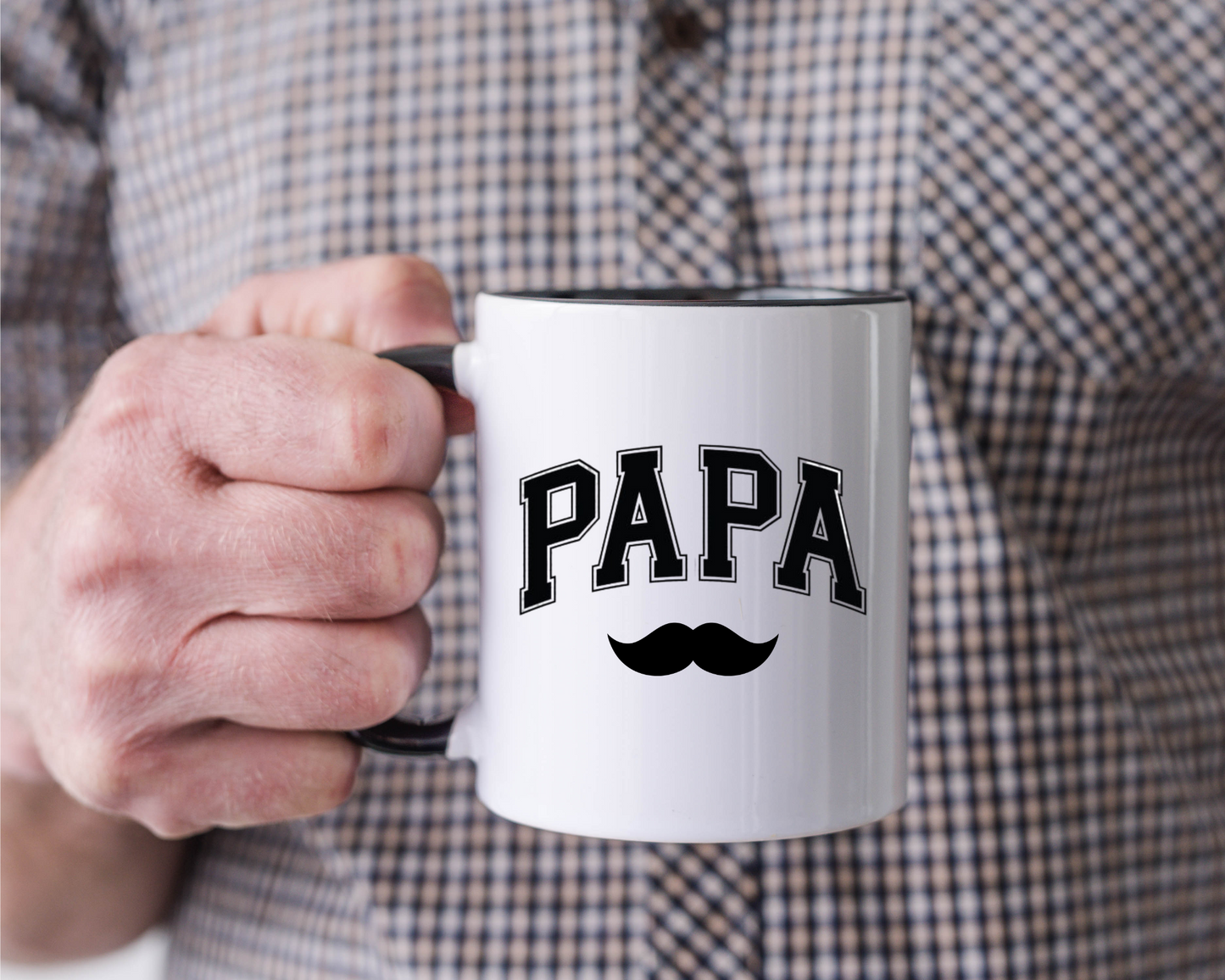 Personalized Mustache Mug for Dad, My First Father's Day Gift, New Daddy Coffee Cup,  Best First Father's Day Present for Him, Gift For Dad