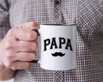 Personalized Mustache Mug for Dad, My First Father's Day Gift, New Daddy Coffee Cup,  Best First Father's Day Present for Him, Gift For Dad
