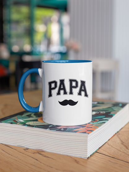 Personalized Mustache Mug for Dad, My First Father's Day Gift, New Daddy Coffee Cup,  Best First Father's Day Present for Him, Gift For Dad