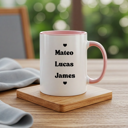 Personalized Mustache Mug for Dad, My First Father's Day Gift, New Daddy Coffee Cup,  Best First Father's Day Present for Him, Gift For Dad