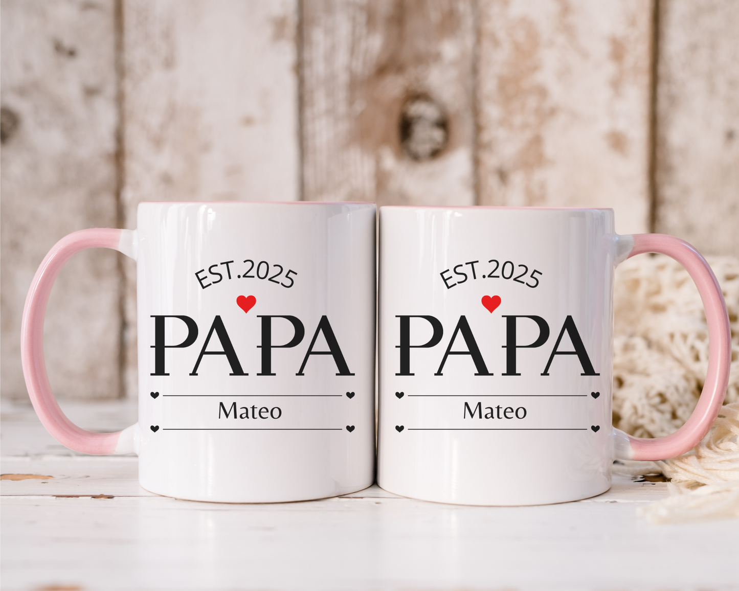 Custom Name Fathers Day Mug for Dad, Personalized 1st Fathers Day 2025 Gift from Kids, New Dad Mug, Daddy Cup, Best Dad Ever Present, Dad