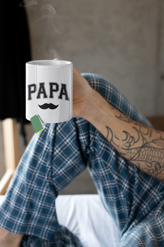Personalized Mustache Mug for Dad, My First Father's Day Gift, New Daddy Coffee Cup,  Best First Father's Day Present for Him, Gift For Dad
