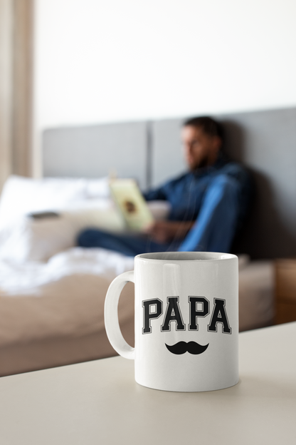 Personalized Mustache Mug for Dad, My First Father's Day Gift, New Daddy Coffee Cup,  Best First Father's Day Present for Him, Gift For Dad