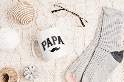 Personalized Mustache Mug for Dad, My First Father's Day Gift, New Daddy Coffee Cup,  Best First Father's Day Present for Him, Gift For Dad