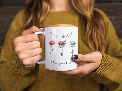 Floral Inspirational Ceramic Mug  Perfect Gift for Coffee Lovers Motivational Office Decor Thoughtful Birthday Present Tea Drinkers