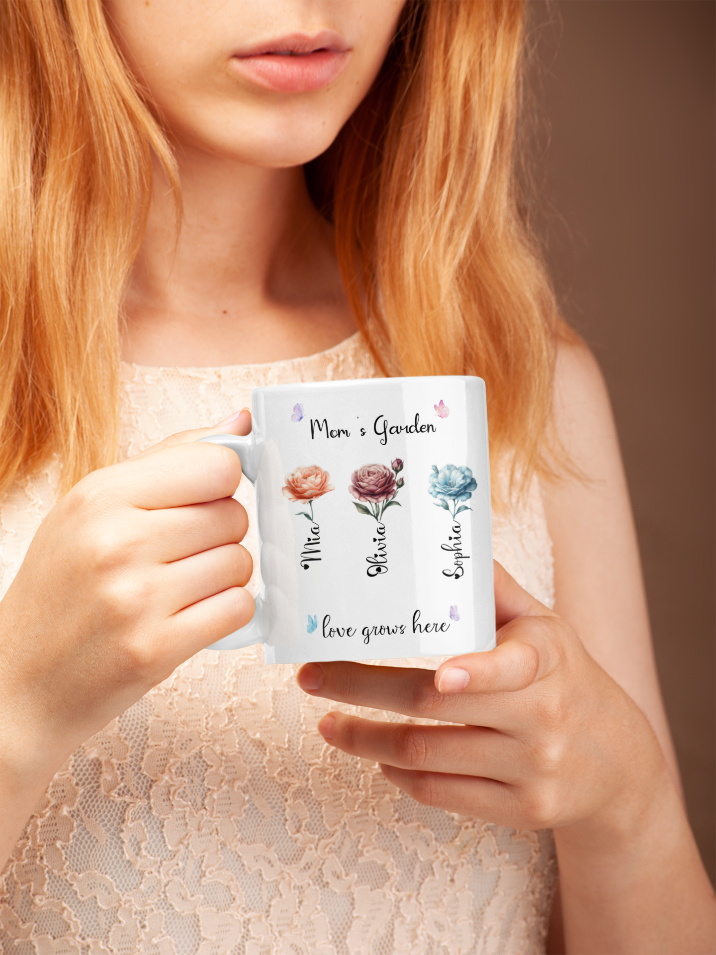 Floral Inspirational Ceramic Mug  Perfect Gift for Coffee Lovers Motivational Office Decor Thoughtful Birthday Present Tea Drinkers