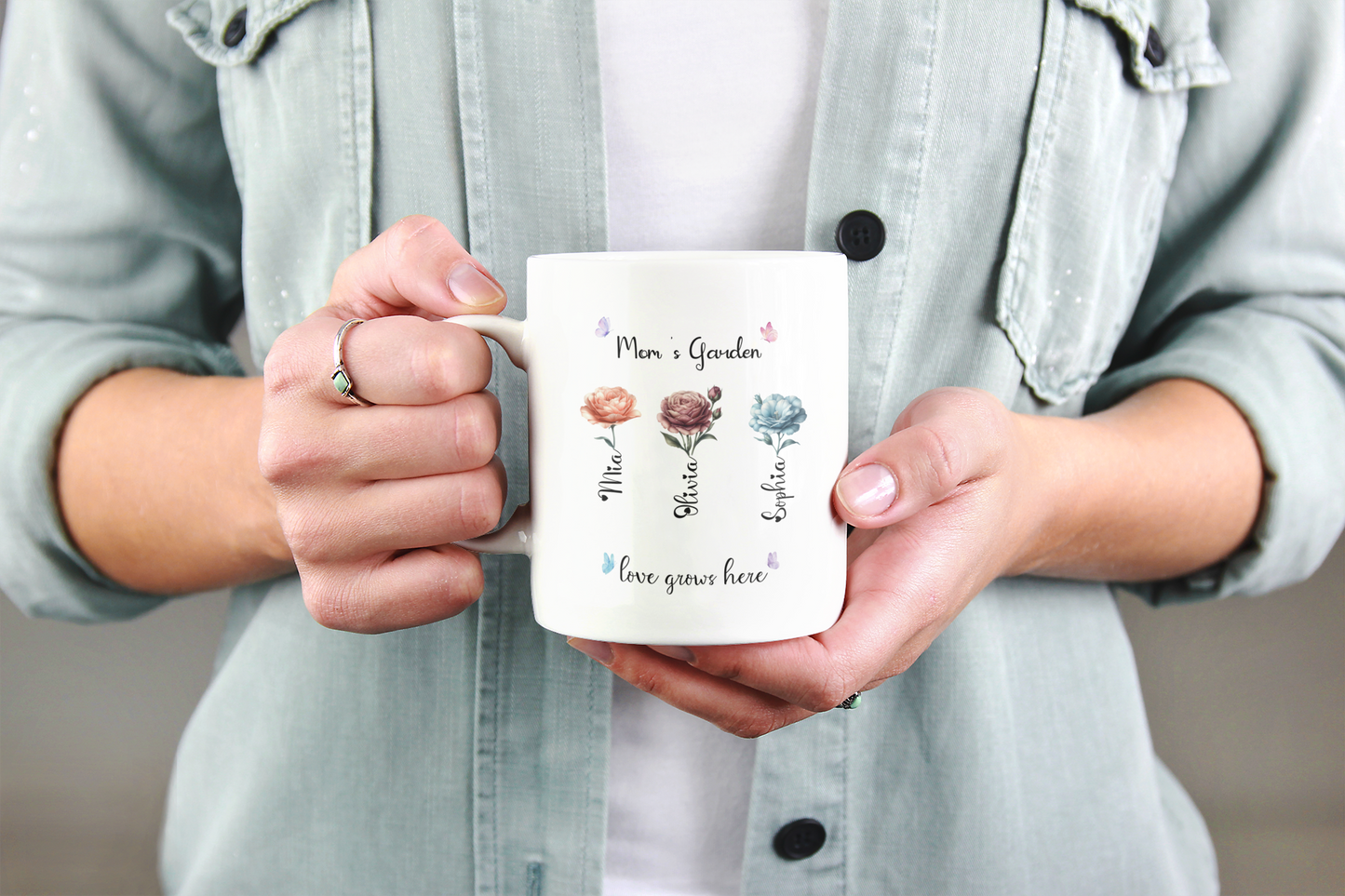 Floral Inspirational Ceramic Mug  Perfect Gift for Coffee Lovers Motivational Office Decor Thoughtful Birthday Present Tea Drinkers