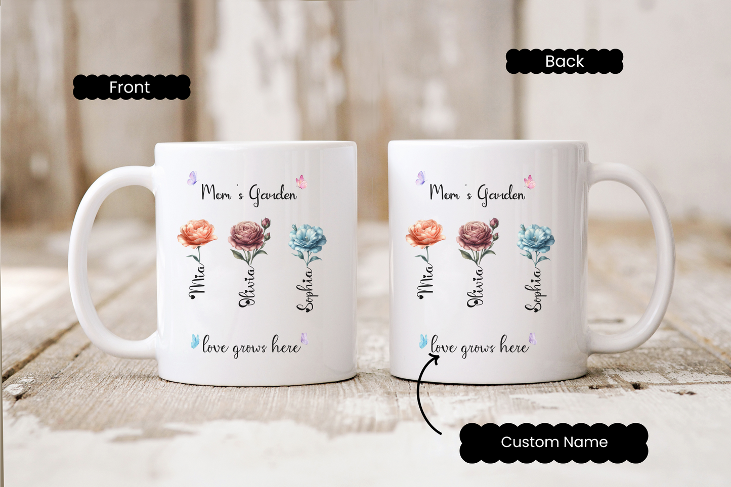 Floral Inspirational Ceramic Mug  Perfect Gift for Coffee Lovers Motivational Office Decor Thoughtful Birthday Present Tea Drinkers