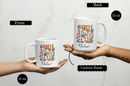 Personalized Floral Auntie Mug with Custom Name Best Aunt Ever Gift from Nephew Birthday or Christmas Present for Cool New Aunt