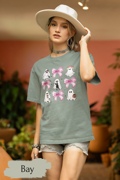 Ghost Coquete Halloween T-shirt for Women