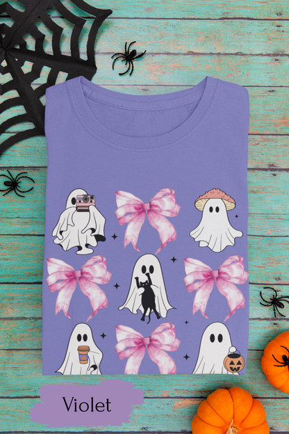 Ghost Coquete Halloween T-shirt for Women