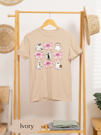Ghost Coquete Halloween T-shirt for Women