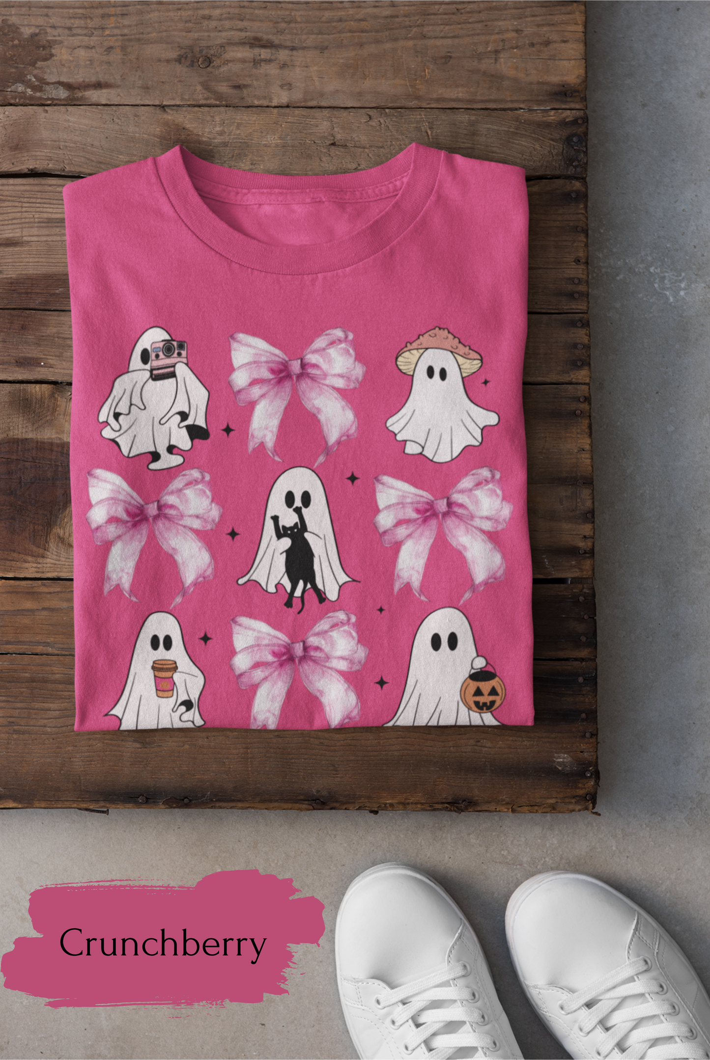 Ghost Coquete Halloween T-shirt for Women