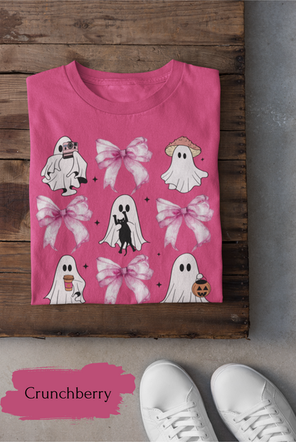Ghost Coquete Halloween T-shirt for Women