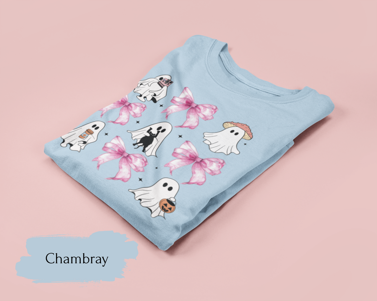 Ghost Coquete Halloween T-shirt for Women