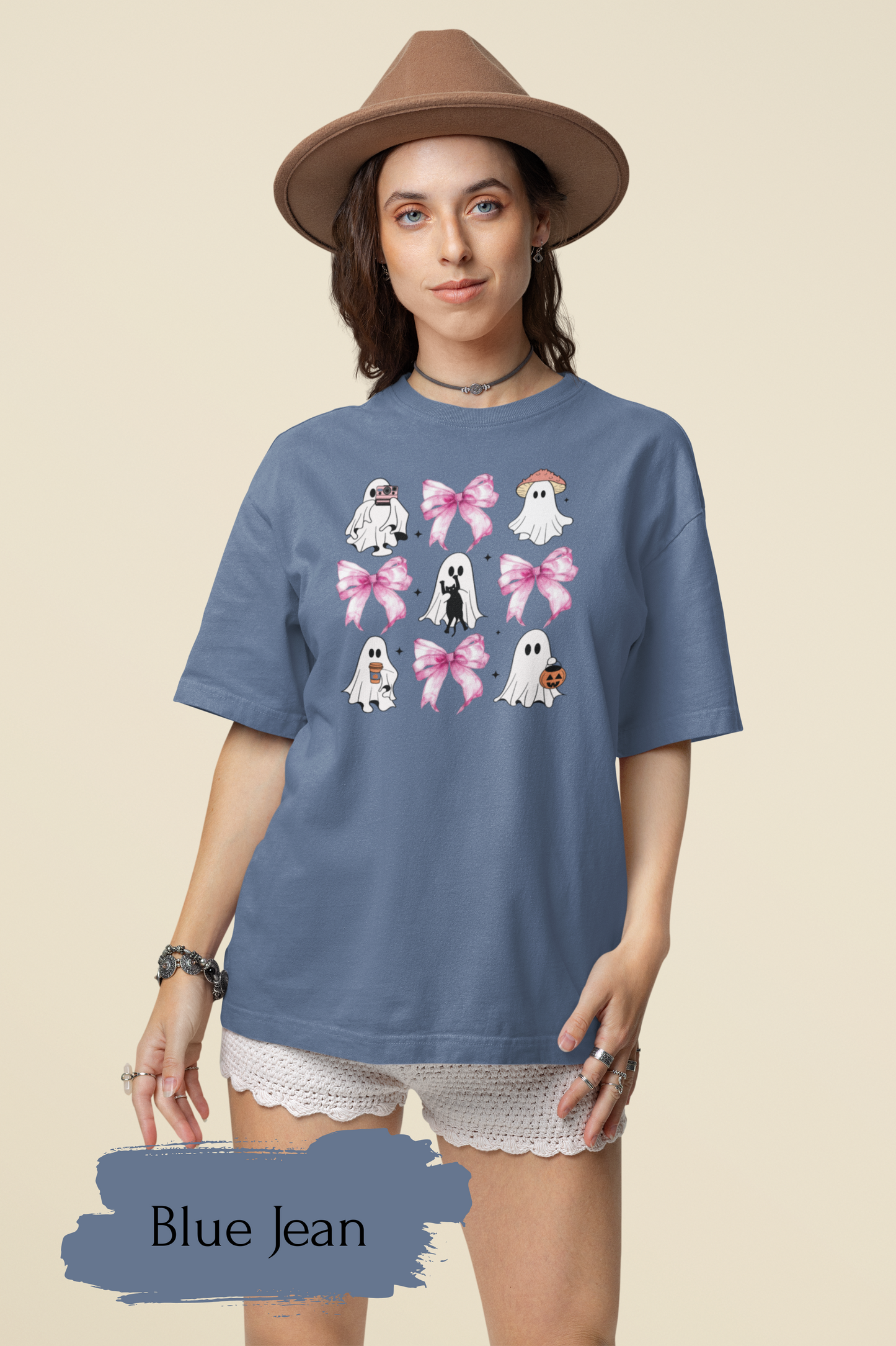 Ghost Coquete Halloween T-shirt for Women