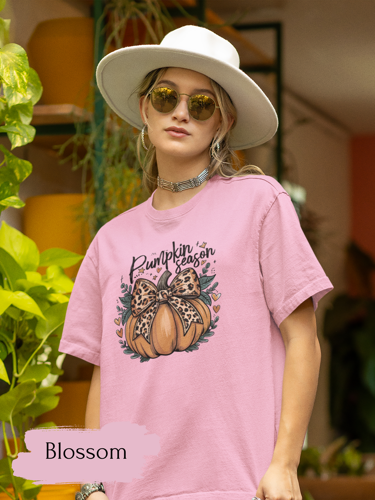 Coquette Pumpkin Shirt – Cute Halloween T-Shirt for Women